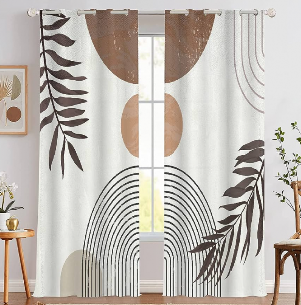 Kain Gorden Tebal dengan Motif Mid-Century